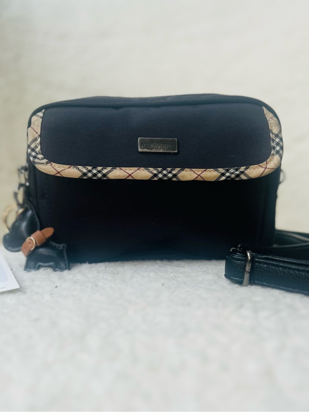 Burberry Upcycled Beauty Canvas Bag to Crossbody Purse